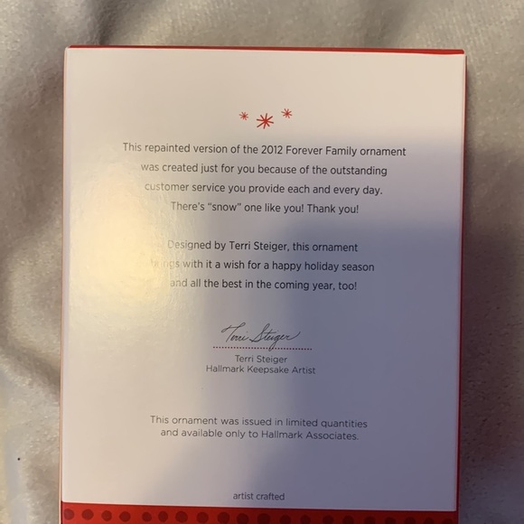 Hallmark keepsake ornament clue silver rocking horse gift  Snow one like you - Picture 8 of 9